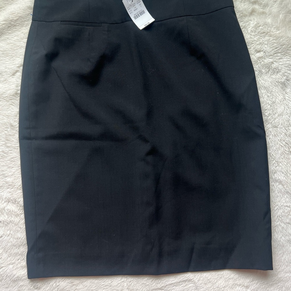 J. Crew Black Pencil Skirt Knee-Length Cocktail